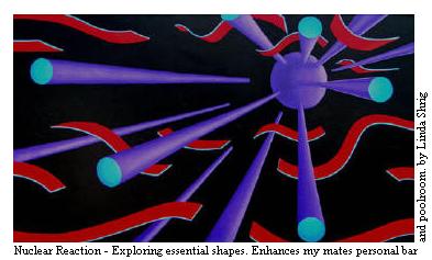 Nuclear Reaction - Exploring essential shapes. by Linda Shrig