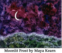 Moonlit Frost painting by Maya Kearn