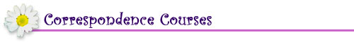 Correspondence Courses