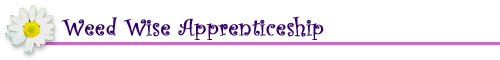 Weed Wise Apprenticeship